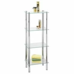 Wenko Yago Household And Bath 4 Tier Shelf - Chrome - 15853100