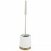 Wenko Bamboo Ceramic Toilet Brush & Holder - 17676100 -Wenko shop 17676100 p