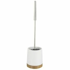 Wenko Bamboo Ceramic Toilet Brush & Holder - 17676100