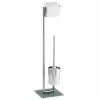 Wenko Style Standing WC Set - Chrome - 17773100