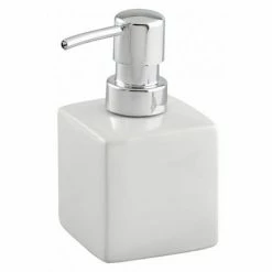 Wenko Square Ceramic Soap Dispenser - White - 17845100