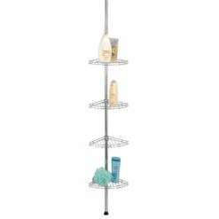 Wenko Prea Telescopic Corner Rack - Stainless Steel - 18596100
