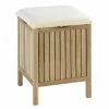 Wenko Norway Bath Stool - Walnut Wood - 18614100