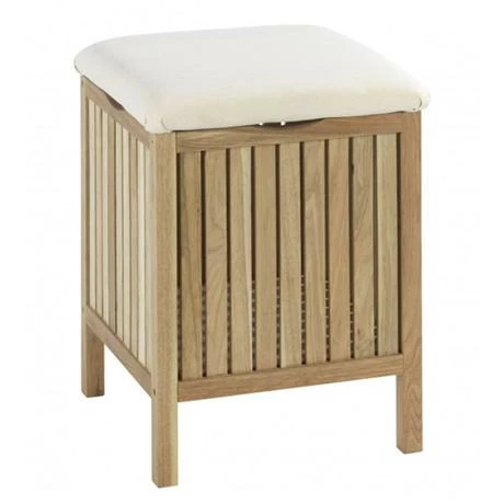 Wenko Norway Bath Stool - Walnut Wood - 18614100 3 Wenko Norway Bath Stool - Walnut Wood - 18614100