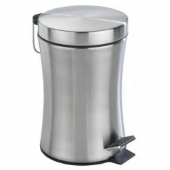 Wenko Pieno 3 Litre Pedal Bin - Stainless Steel - 18957100
