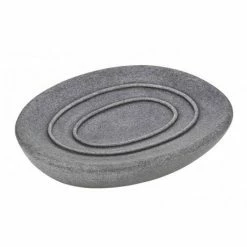 Wenko Pebble Stone Grey Soap Dish - 19491100