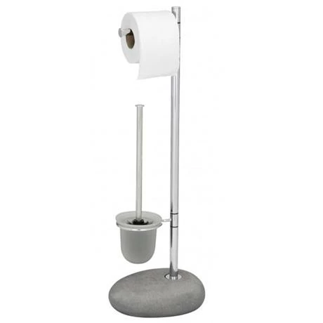 Wenko Pebble Stone Grey Standing WC Set - 19494100 Wenko Pebble Stone Grey Standing WC Set - 19494100 -Wenko shop 19494100 p