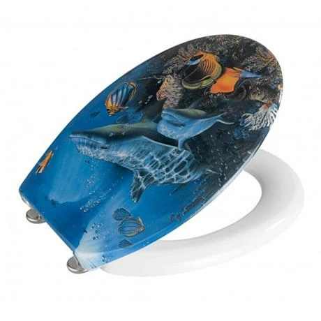 Wenko Sea Life Duroplast Toilet Seat - 19551100 5 Wenko Sea Life Duroplast Toilet Seat - 19551100 - Image 3