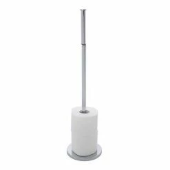 Wenko 2-in-1 Stainless Steel Freestanding Toilet Paper Holder - 19637100 -Wenko shop 19637100 D2 460