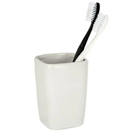 Wenko Faro Ceramic Tumbler - White - 20017100 3 Wenko Faro Ceramic Tumbler - White - 20017100