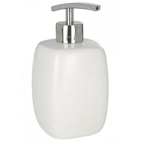 Wenko Faro Ceramic Soap Dispenser - White - 20020100 3 Wenko Faro Ceramic Soap Dispenser - White - 20020100