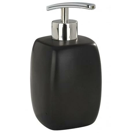 Wenko Faro Ceramic Soap Dispenser - Black - 20021100 3 Wenko Faro Ceramic Soap Dispenser - Black - 20021100