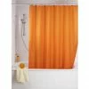 Wenko Plain Orange Polyester Shower Curtain - W1800 X H2000mm - 20039100 2 Wenko Plain Orange Polyester Shower Curtain - W1800 X H2000mm - 20039100 -Wenko shop 20039100 p