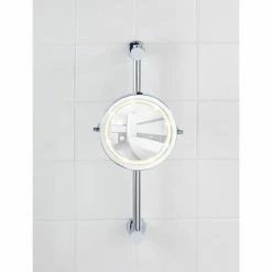 Wenko Power-Loc LED Carpi 5x Magnification Wall Mounted Mirror - 20907100 8 Wenko Power-Loc LED Carpi 5x Magnification Wall Mounted Mirror - 20907100 -Wenko shop 20907100 D2 460