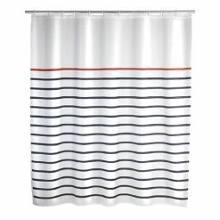Wenko Marine Polyester Shower Curtain - W1800 X H2000 - White - 20964100
