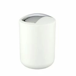 Wenko Brasil White Swing Cover Bin