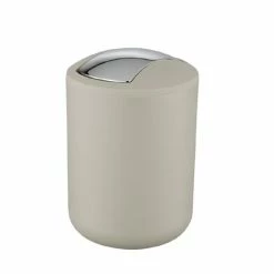 Wenko Brasil Taupe Swing Cover Bin