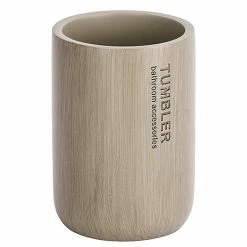 Wenko Palo Taupe Polyresin Tumbler - 22033100
