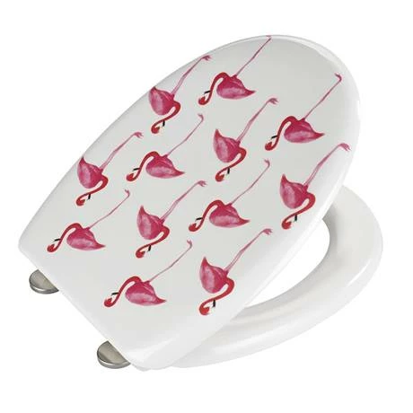 Wenko Flamingo Soft Close Toilet Seat - 22406100 5 Wenko Flamingo Soft Close Toilet Seat - 22406100 - Image 3