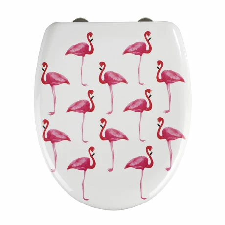Wenko Flamingo Soft Close Toilet Seat - 22406100 3 Wenko Flamingo Soft Close Toilet Seat - 22406100