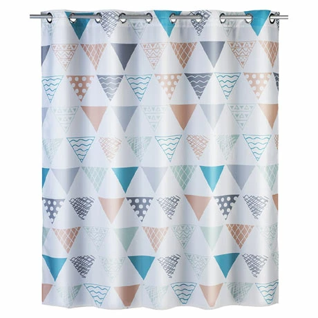 Wenko Ethno Flex Polyester Shower Curtain - W1800 X H2000mm 3 Wenko Ethno Flex Polyester Shower Curtain - W1800 X H2000mm