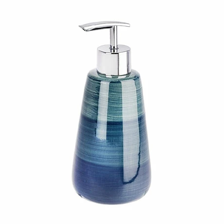 Wenko Pottery Petrol Ceramic Soap Dispenser - 22647800 3 Wenko Pottery Petrol Ceramic Soap Dispenser - 22647800