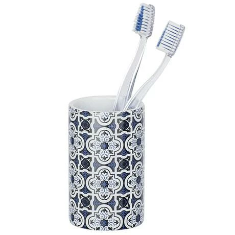 Wenko Murcia Blue Ceramic Tumbler - 23200100 4 Wenko Murcia Blue Ceramic Tumbler - 23200100 - Image 2