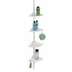 Wenko Telescopic Shower Corner Compact - White - 3201010100