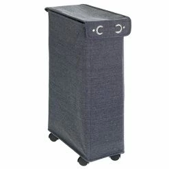 Wenko Corno Prime Blue Laundry Bin With Lid - 62135100