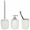 Wenko Faro Ceramic Bathroom Accessories Set - White -Wenko shop FARO WHT SET p