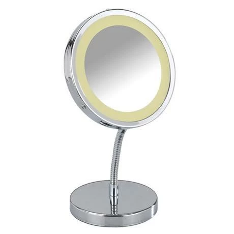 Wenko - Brolo LED Standing Mirror - Chrome - 3656360100 2 Wenko - Brolo LED Standing Mirror - Chrome - 3656360100