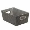 Wenko - Chromo Rectangular Bathroom Storage Basket - Grey - 20374100 -Wenko shop Wenko Chromo Rectangular Bathroom Storage Basket Grey 20374100 p