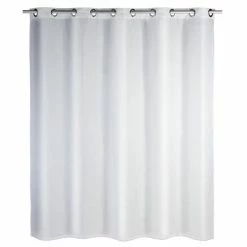 Wenko Comfort Flex White Polyester Shower Curtain - W1800 X H2000mm