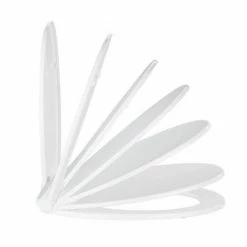 Wenko Kos Soft Close Toilet Seat - White -Wenko shop Wenko Kos Soft Close Toilet Seat White d3 460