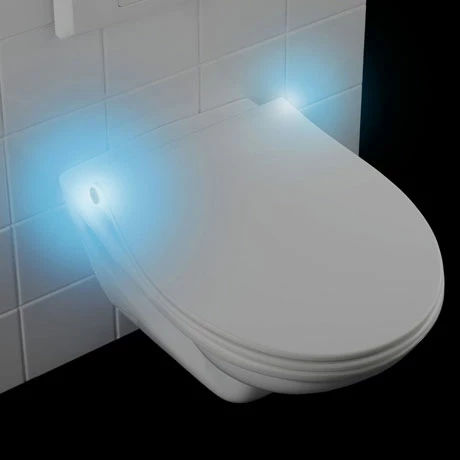 Wenko LED Night Light Soft-Close Toilet Seat - 21902100 3 Wenko LED Night Light Soft-Close Toilet Seat - 21902100