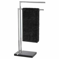 Wenko - Noble Towel Stand - Black - 20461100