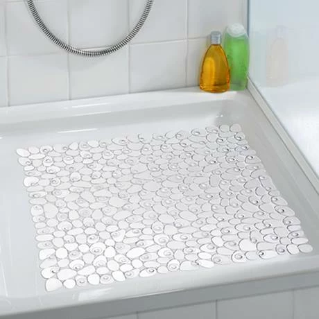 Wenko Paradise 54 X 54cm Shower Mat - Transparent - 20265100 4 Wenko Paradise 54 X 54cm Shower Mat - Transparent - 20265100 - Image 2