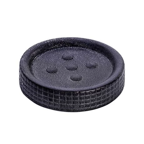Wenko Polaris Jet Ceramic Anthracite Soap Dish - 21990100 3 Wenko Polaris Jet Ceramic Anthracite Soap Dish - 21990100