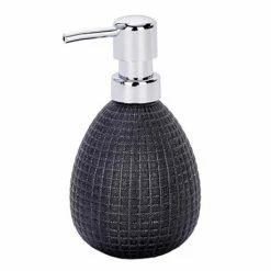 Wenko Polaris Jet Ceramic Anthracite Soap Dispenser - 21995100