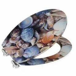 Wenko Sea Shell 3D Effect Soft Close Toilet Seat -Wenko shop Wenko Sea Shell 3D Effect Soft Close Toilet Seat d2 460