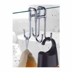 Wenko - Stainless Steel Double Shower Hook - 20092100