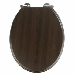Wenko Wenge MDF Soft Close Toilet Seat